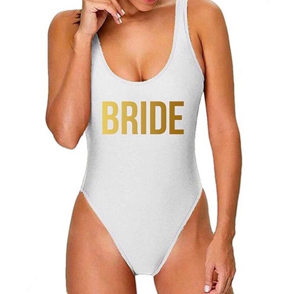 Private Party One-Piece Swim | BRIDE GOLD